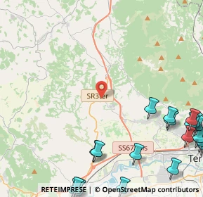 Mappa Via Alessandro Manzoni, 05029 San Gemini TR, Italia (7.3955)