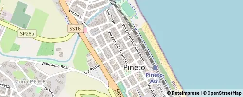 Mappa Pineto