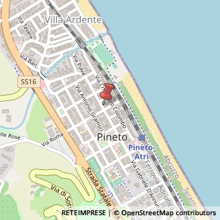Mappa Via Gabriele d'Annunzio, 97, 64025 Pineto, Teramo (Abruzzo)