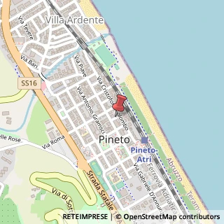 Mappa Via Torino, 7, 64025 Pineto TE, Italia, 64025 Pineto, Teramo (Abruzzo)