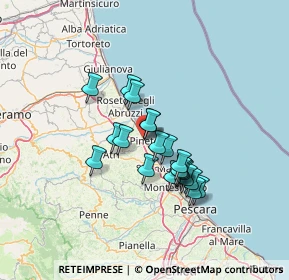 Mappa Via Cristoforo Colombo, 64025 Pineto TE, Italia (10.7655)