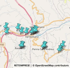 Mappa Contrada Cesi, 64039 Penna Sant'Andrea TE, Italia (1.863)