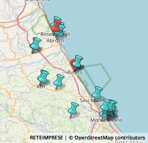 Mappa Via 64025, 64025 Pineto TE, Italia (9.184)