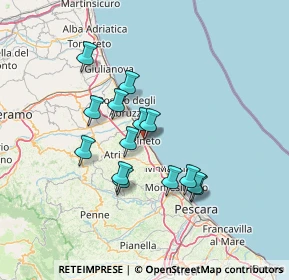 Mappa Via 64025, 64025 Pineto TE, Italia (11.94357)