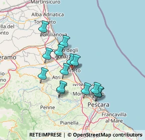 Mappa Via Giovanni Spadolini, 64025 Pineto TE, Italia (11.91714)