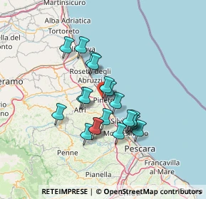 Mappa Via Giovanni Spadolini, 64025 Pineto TE, Italia (11.411)