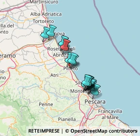 Mappa Via Giovanni Spadolini, 64025 Pineto TE, Italia (10.9445)