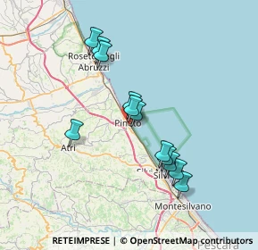 Mappa Via Leonardo da Vinci, 64025 Pineto TE, Italia (6.61917)