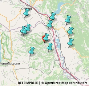 Mappa Via Antonio Rizzardi, 01020 Civitella D'agliano VT, Italia (7.3575)