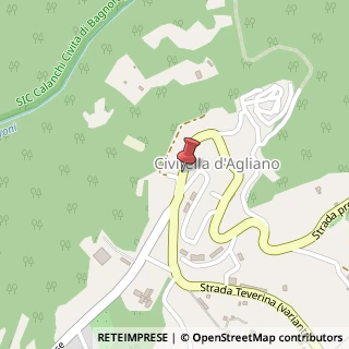 Mappa Via Guglielmo Marconi, 261, 01020 Civitella d'Agliano, Viterbo (Lazio)