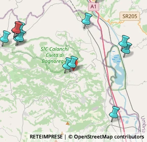 Mappa Via Conventino, 01020 Civitella D'agliano VT, Italia (6.11143)