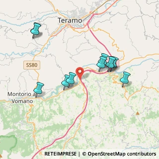 Mappa SS150, 64030 Teramo TE, Italia (3.94364)