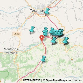 Mappa SS150, 64030 Teramo TE, Italia (3.442)