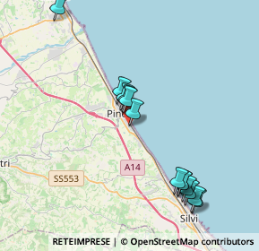 Mappa Via XX Settembre, 64025 Pineto TE, Italia (4.16231)