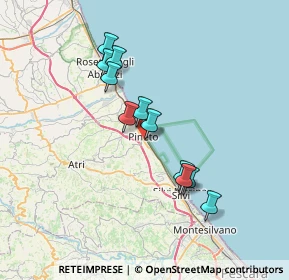 Mappa Via Giovanni Segantini, 64025 Pineto TE, Italia (6.40727)
