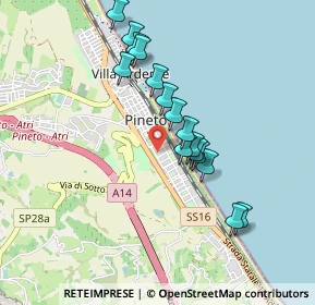 Mappa Via Giovanni Segantini, 64025 Pineto TE, Italia (0.835)