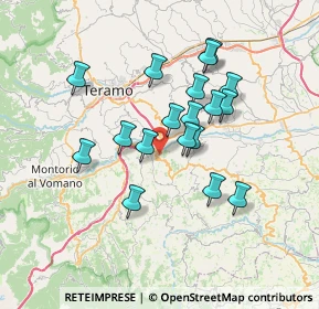 Mappa 64039 Penna Sant'Andrea TE, Italia (6.25)