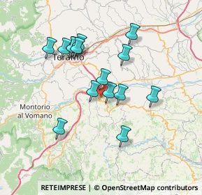 Mappa 64039 Penna Sant'Andrea TE, Italia (6.70133)