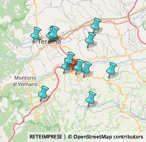 Mappa 64039 Penna Sant'Andrea TE, Italia (6.53231)