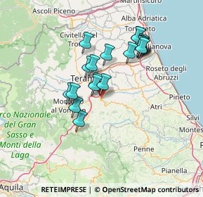 Mappa 64039 Penna Sant'Andrea TE, Italia (12.629)