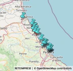 Mappa Zona Demaniale Corfù, 64025 Pineto TE, Italia (10.901)