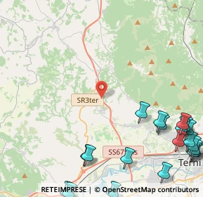 Mappa Località Favazzano, 05029 San Gemini TR, Italia (7.2615)