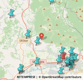 Mappa Viale Regina Elena, 05100 Terni TR, Italia (6.5985)