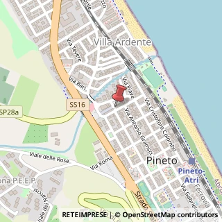 Mappa Via Livorno, 33, 64025 Pineto, Teramo (Abruzzo)