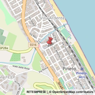 Mappa Via Livorno, 38, 64025 Pineto, Teramo (Abruzzo)