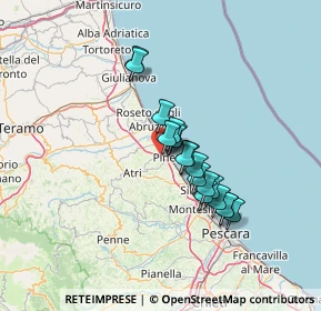 Mappa Via V. Bellini, 64025 Pineto TE, Italia (10.49278)