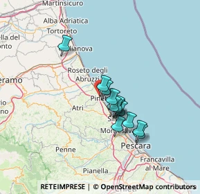 Mappa Via Livorno, 64025 Pineto TE, Italia (10.28462)