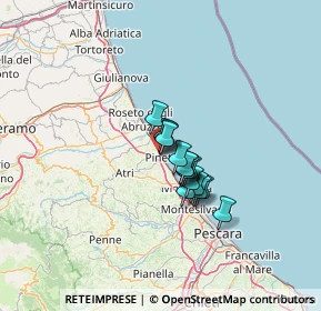 Mappa Via Livorno, 64025 Pineto TE, Italia (7.94933)