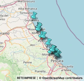 Mappa Via Livorno, 64025 Pineto TE, Italia (11.14688)