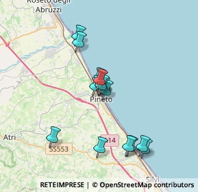 Mappa Via Livorno, 64025 Pineto TE, Italia (3.21)