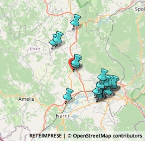 Mappa Via della Resistenza, 05029 San Gemini TR, Italia (7.7175)