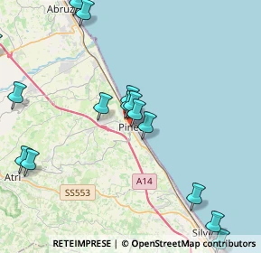 Mappa Via Mazzini, 64025 Pineto TE, Italia (5.60941)