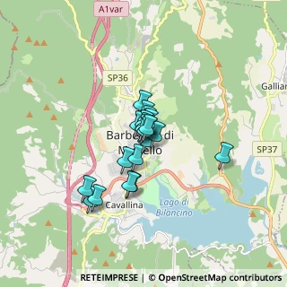 Mappa Via XXV Aprile, 50031 Barberino di Mugello FI, Italia (0.9755)