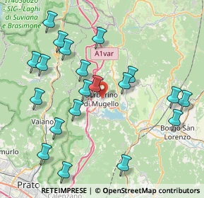 Mappa Via XXV Aprile, 50031 Barberino di Mugello FI, Italia (9.0585)