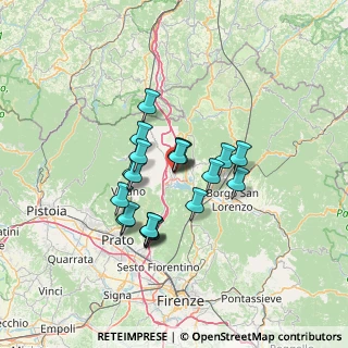 Mappa Via XXV Aprile, 50031 Barberino di Mugello FI, Italia (10.66)