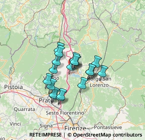 Mappa Via XXV Aprile, 50031 Barberino di Mugello FI, Italia (9.6095)