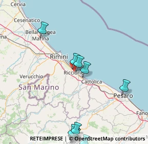 Mappa , 47838 Riccione RN, Italia (22.00167)