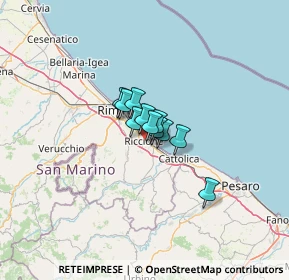 Mappa , 47838 Riccione RN, Italia (5.46182)