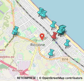 Mappa , 47838 Riccione RN, Italia (0.95467)