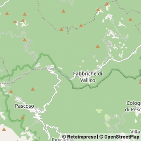 Mappa Fabbriche di Vallico