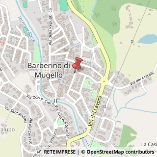 Mappa Via Primo Maggio, 8/A, 50031 Barberino di Mugello, Firenze (Toscana)