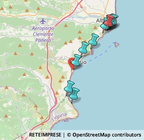 Mappa Via L. da Vinci, 17021 Alassio SV, Italia (4.19182)