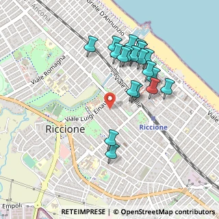 Mappa Via Garibaldi, 47838 Riccione RN, Italia (0.469)