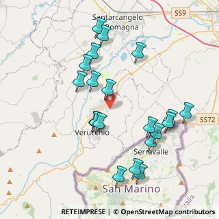 Mappa Via Valle, 47826 Rimini RN, Italia (4.1355)