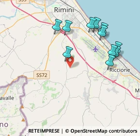 Mappa Via Lagone, 47924 Rimini RN, Italia (4.23727)