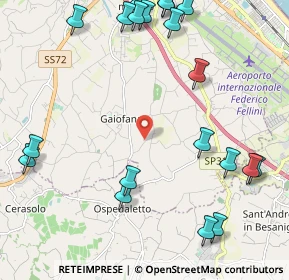 Mappa Via Lagone, 47924 Rimini RN, Italia (2.9075)